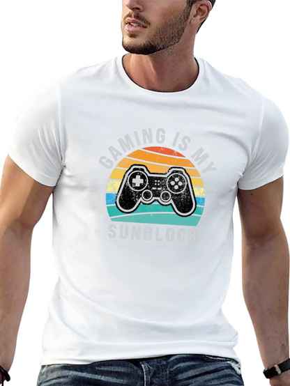 Gaming Is My Sunblock T-Shirt - Gamer Tee