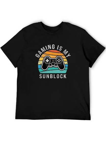 Gaming Is My Sunblock T-Shirt - Gamer Tee