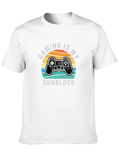 Gaming Is My Sunblock T-Shirt - Gamer Tee