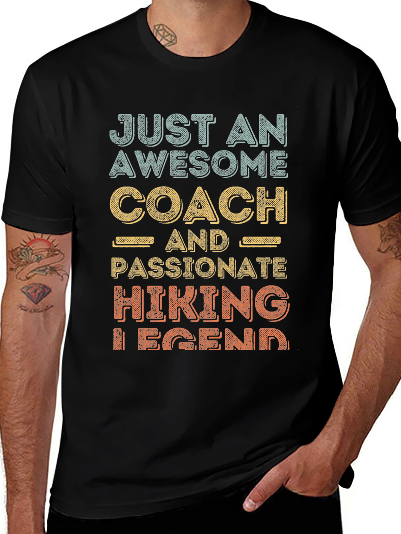 Awesome Coach Hiking Legend T-Shirt