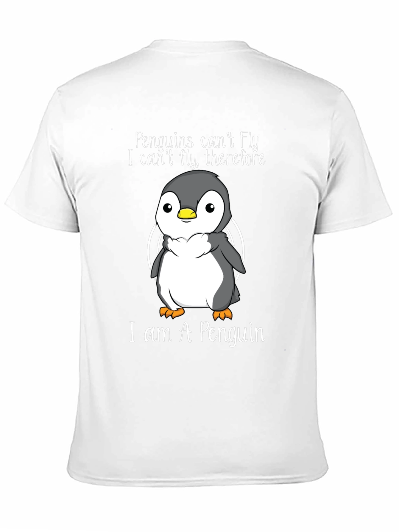 Penguin T-Shirt - Penguins Cant Fly Graphic Tee