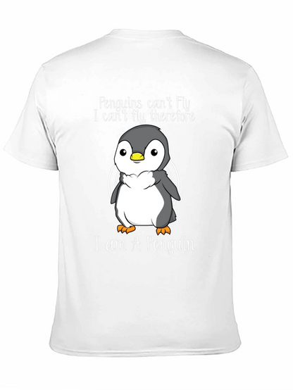 Penguin T-Shirt - Penguins Cant Fly Graphic Tee
