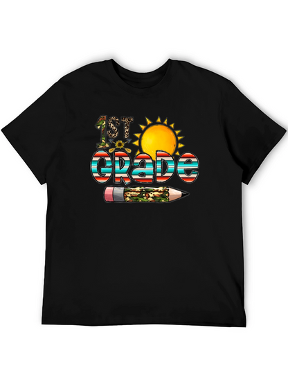 1st Grade T-Shirt Back to School Teacher Student