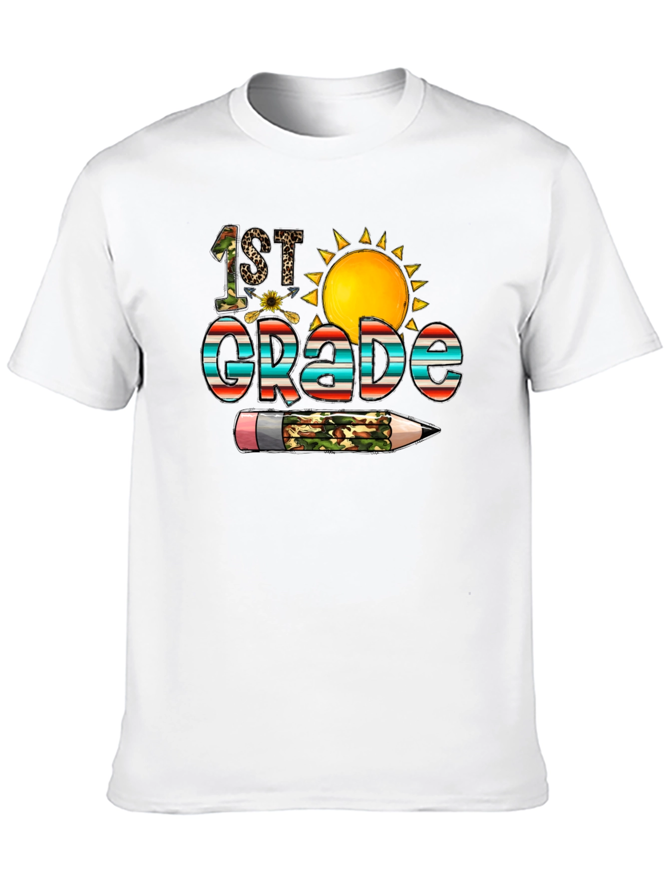 1st Grade T-Shirt Back to School Teacher Student