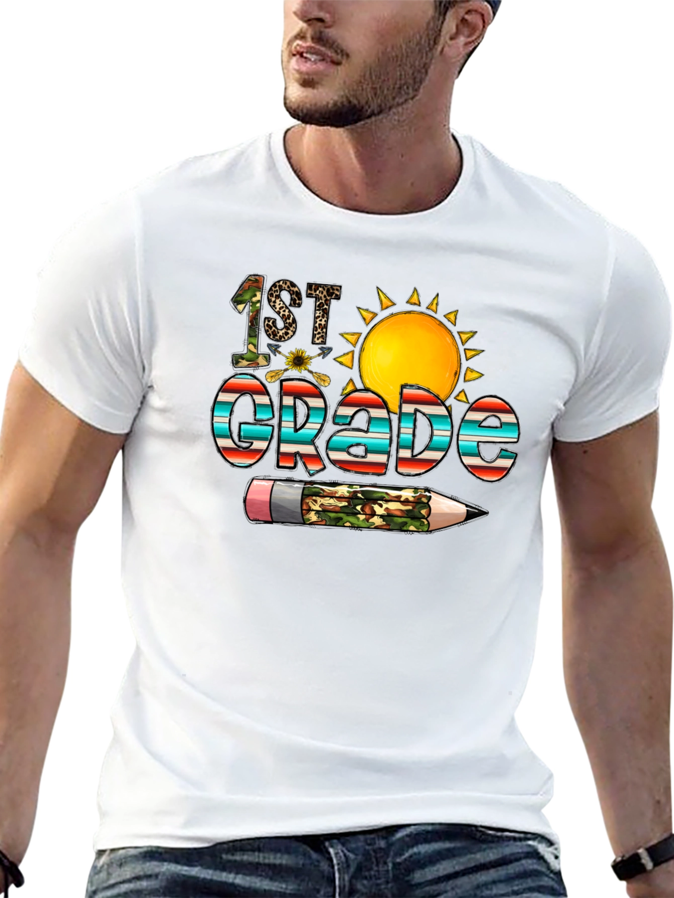 1st Grade T-Shirt Back to School Teacher Student