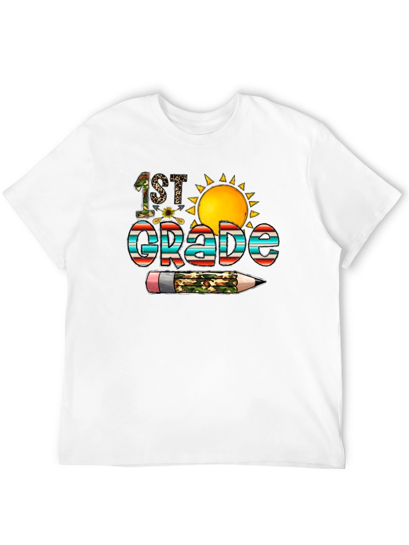 1st Grade T-Shirt Back to School Teacher Student