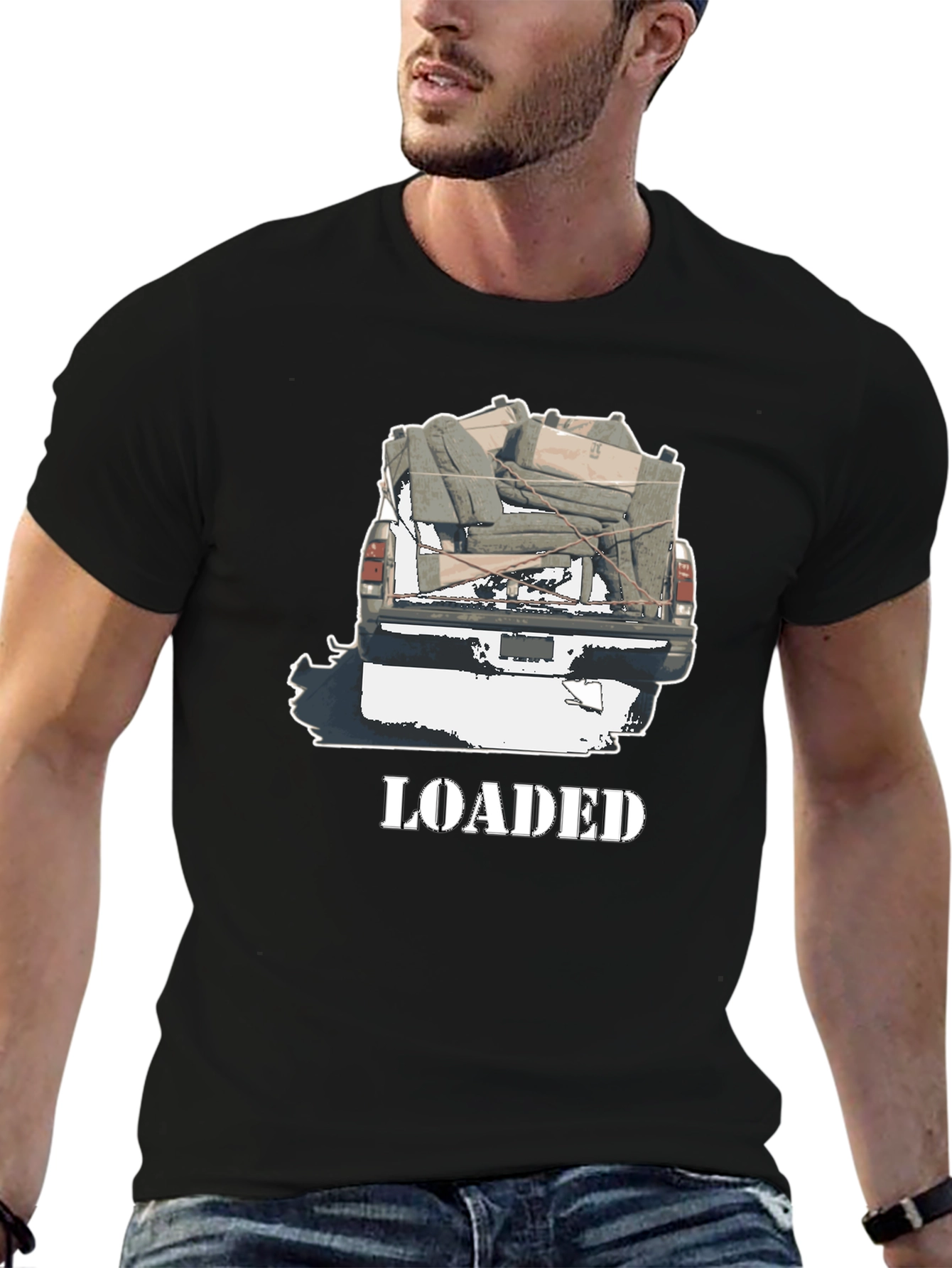 Loaded Truck Graphic T-Shirt