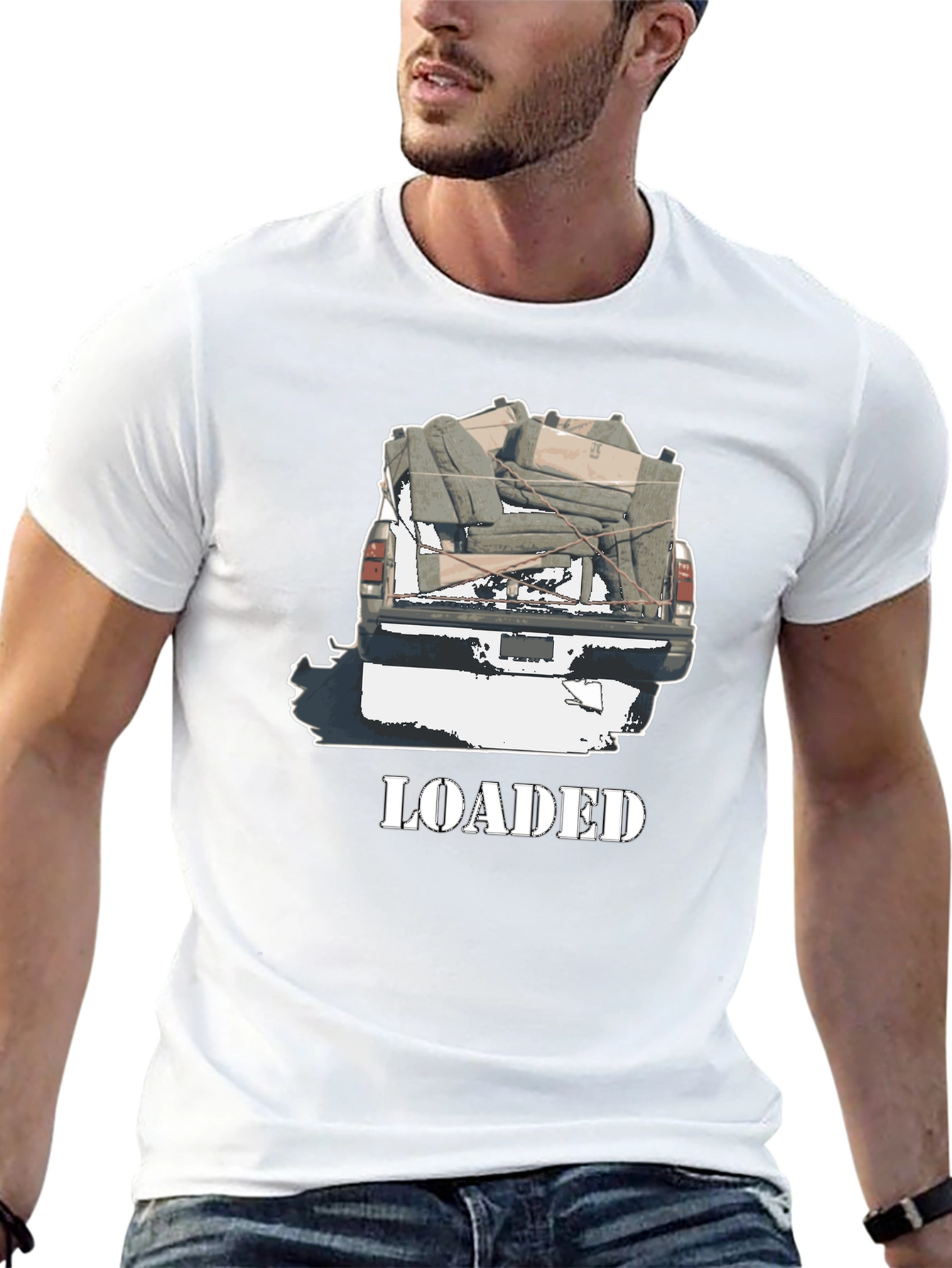 Loaded Truck Graphic T-Shirt