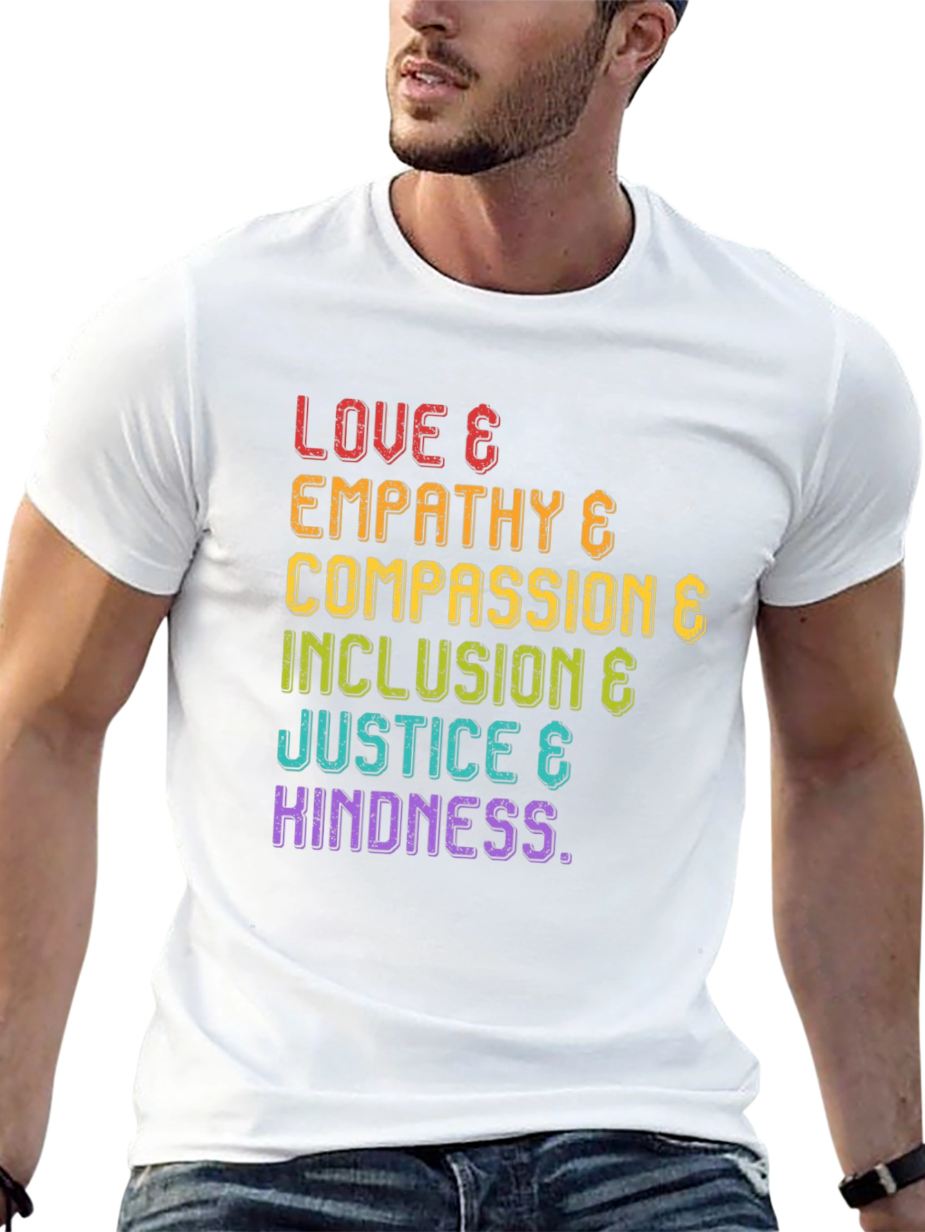 Love Empathy Compassion Inclusion & Justice T-Shirt