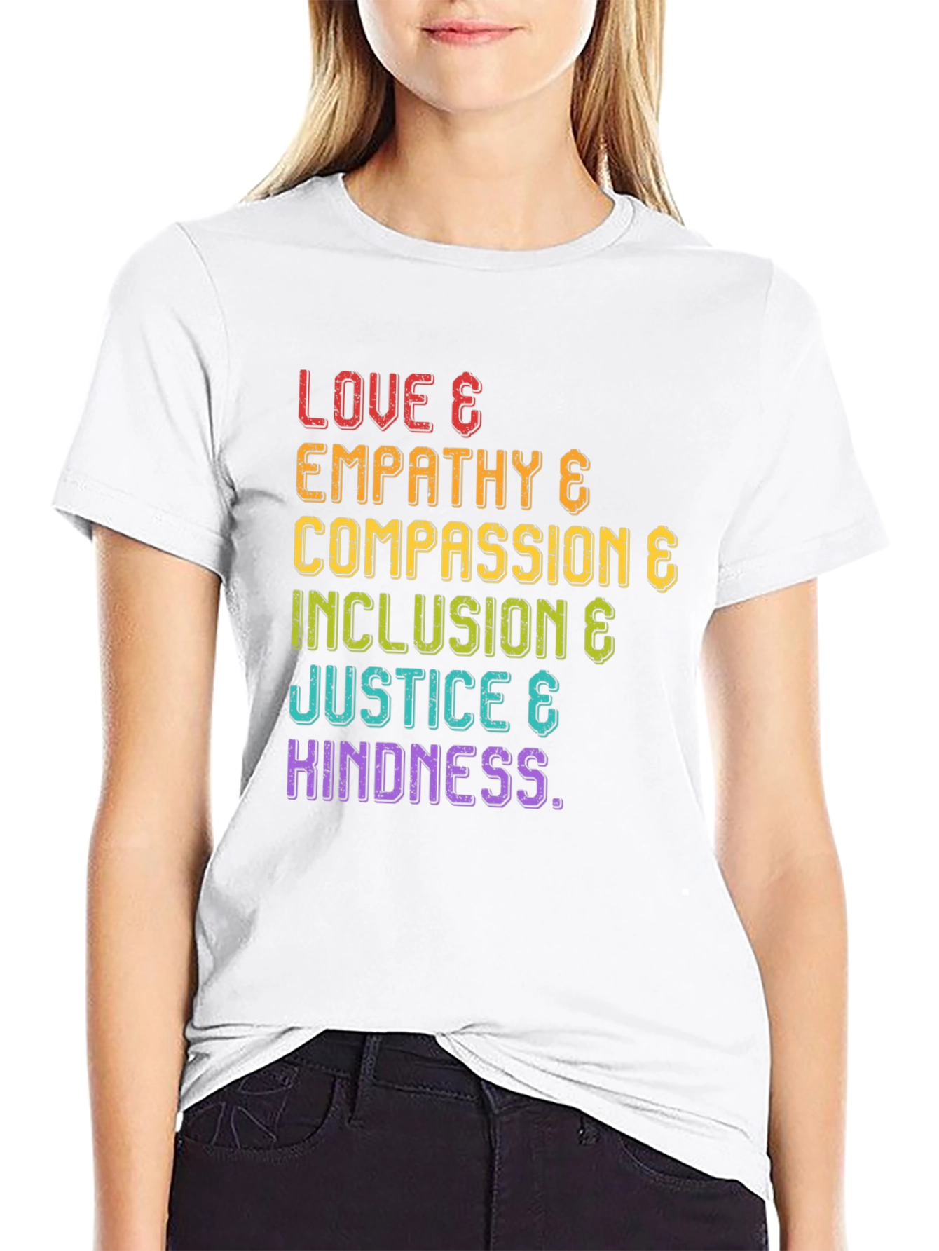 Love Empathy Compassion Inclusion & Justice T-Shirt