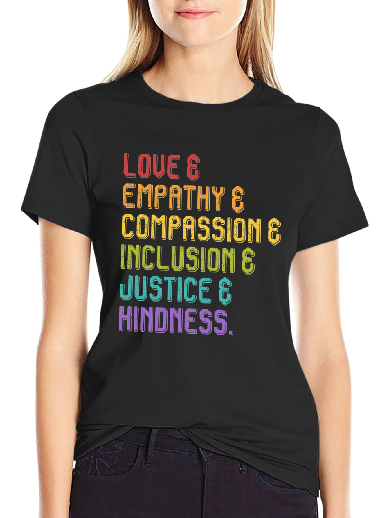Love Empathy Compassion Inclusion & Justice T-Shirt