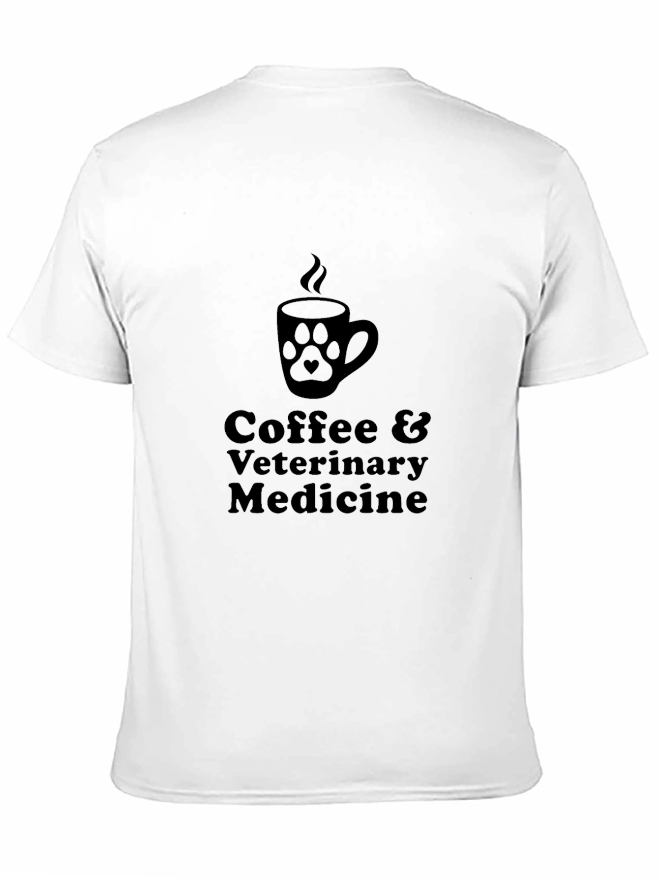 Coffee & Veterinary Medicine Black T-Shirt