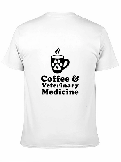 Coffee & Veterinary Medicine Black T-Shirt