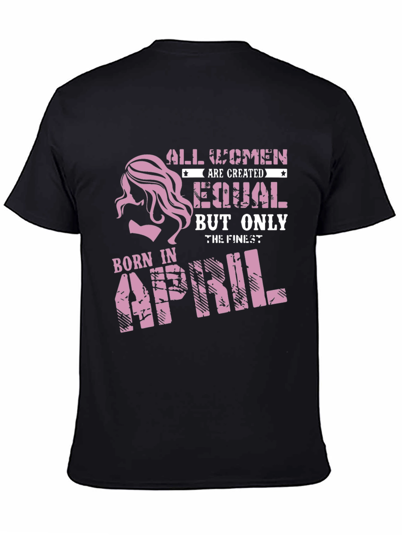 Born In April Womens T-Shirt