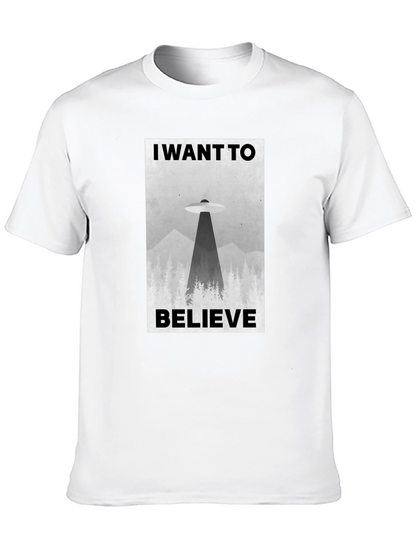 I Want to Believe UFO Graphic T-Shirt