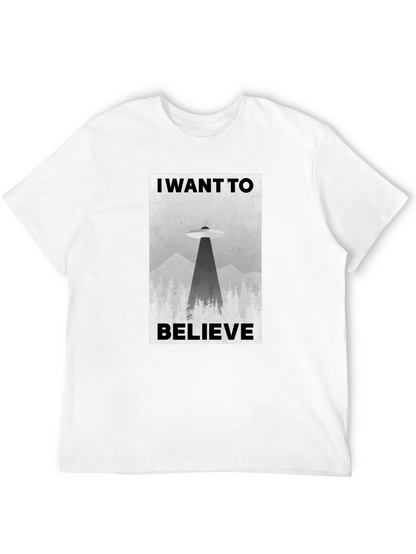 I Want to Believe UFO Graphic T-Shirt