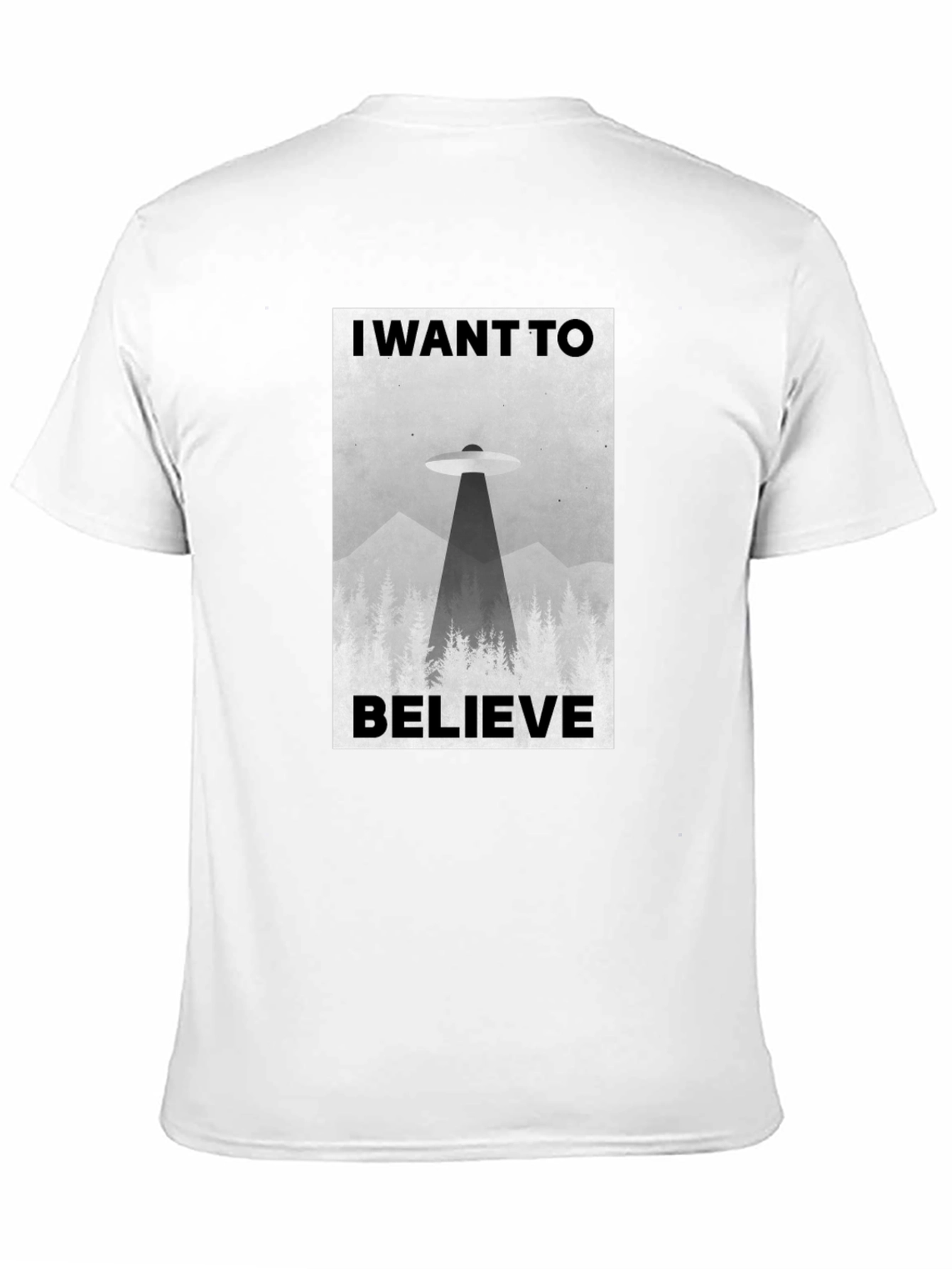 I Want to Believe UFO Graphic T-Shirt