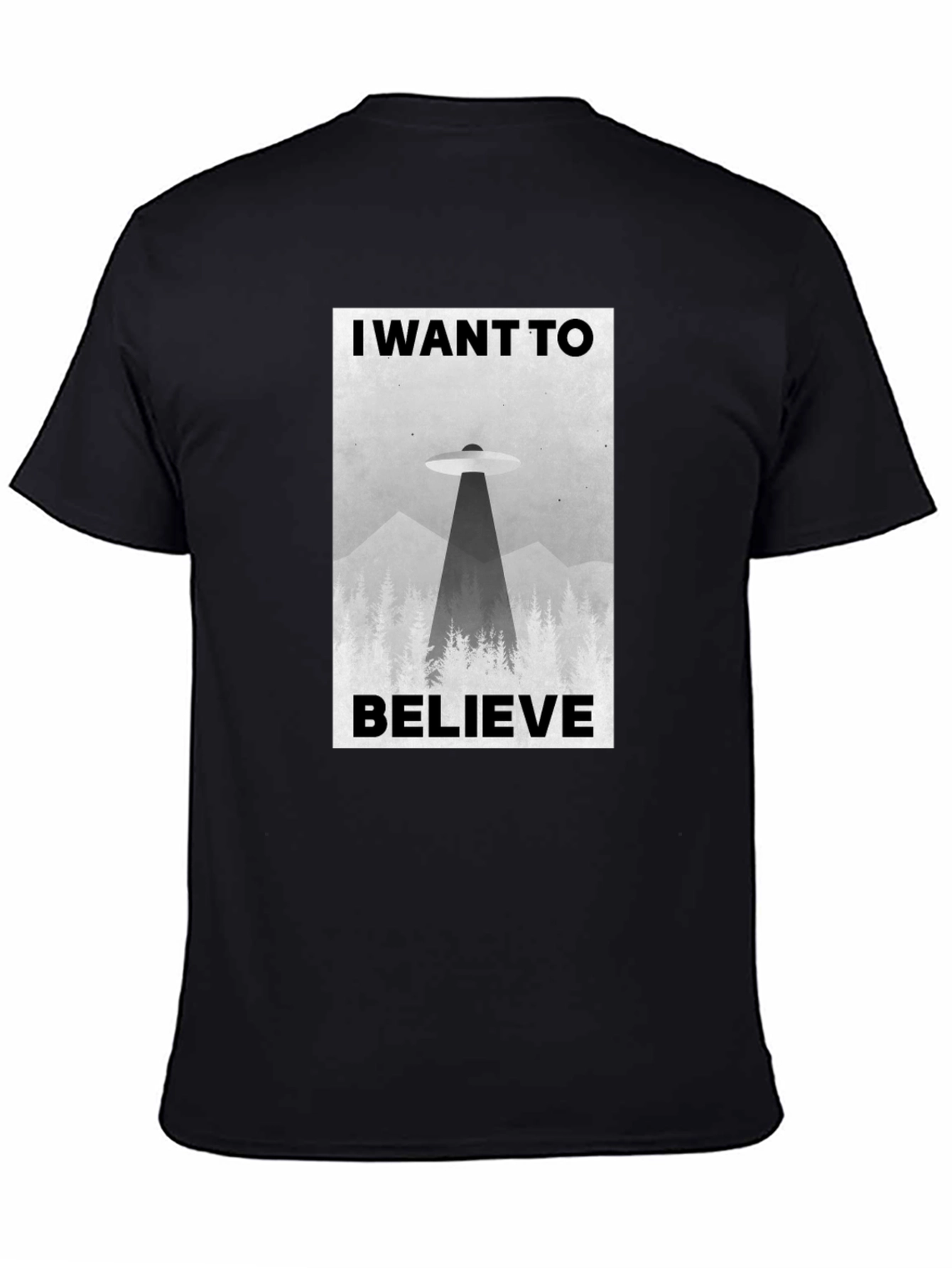 I Want to Believe UFO Graphic T-Shirt