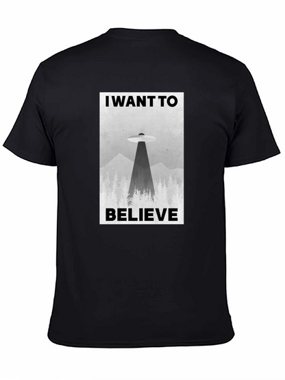 I Want to Believe UFO Graphic T-Shirt