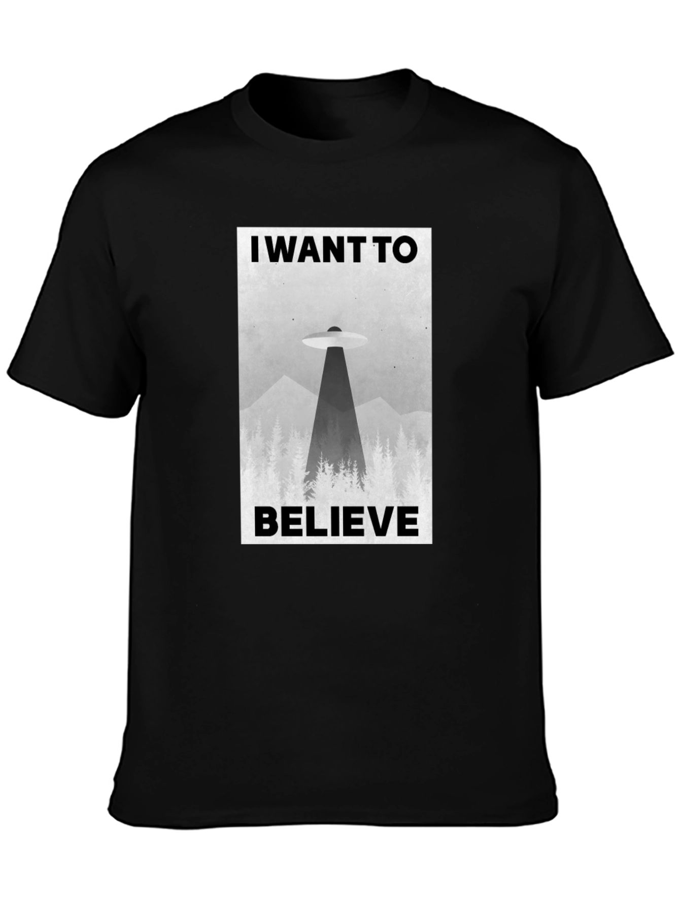 I Want to Believe UFO Graphic T-Shirt