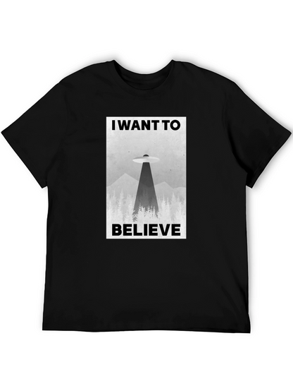I Want to Believe UFO Graphic T-Shirt