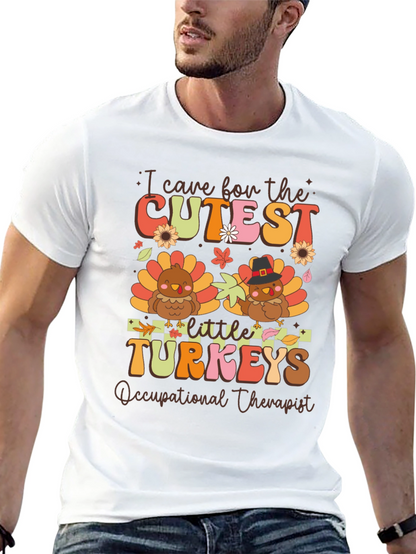 Cutest Turkeys Occupational Therapist Thanksgiving T-Shirt