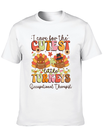 Cutest Turkeys Occupational Therapist Thanksgiving T-Shirt