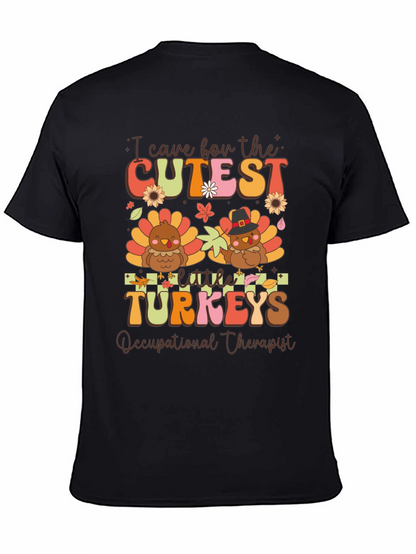 Cutest Turkeys Occupational Therapist Thanksgiving T-Shirt