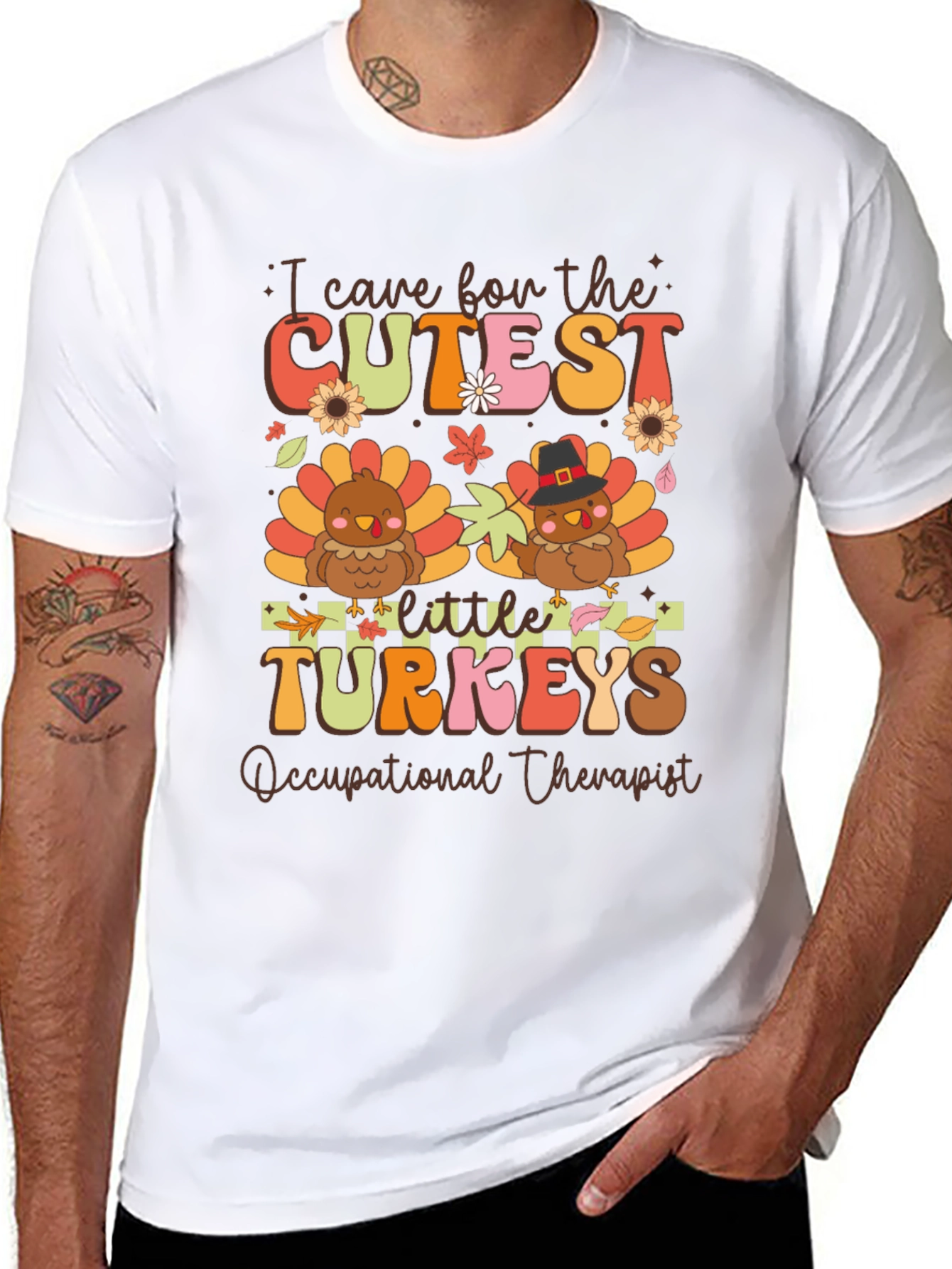 Cutest Turkeys Occupational Therapist Thanksgiving T-Shirt