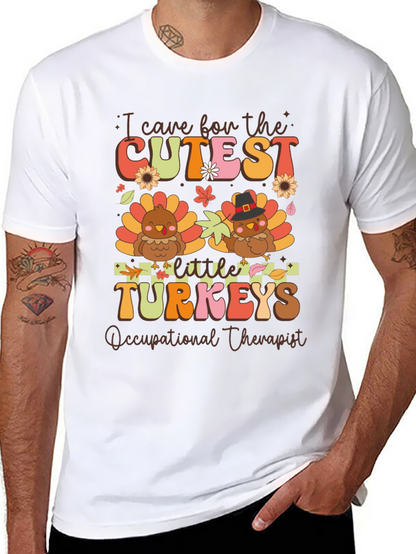 Cutest Turkeys Occupational Therapist Thanksgiving T-Shirt