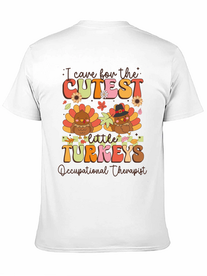 Cutest Turkeys Occupational Therapist Thanksgiving T-Shirt