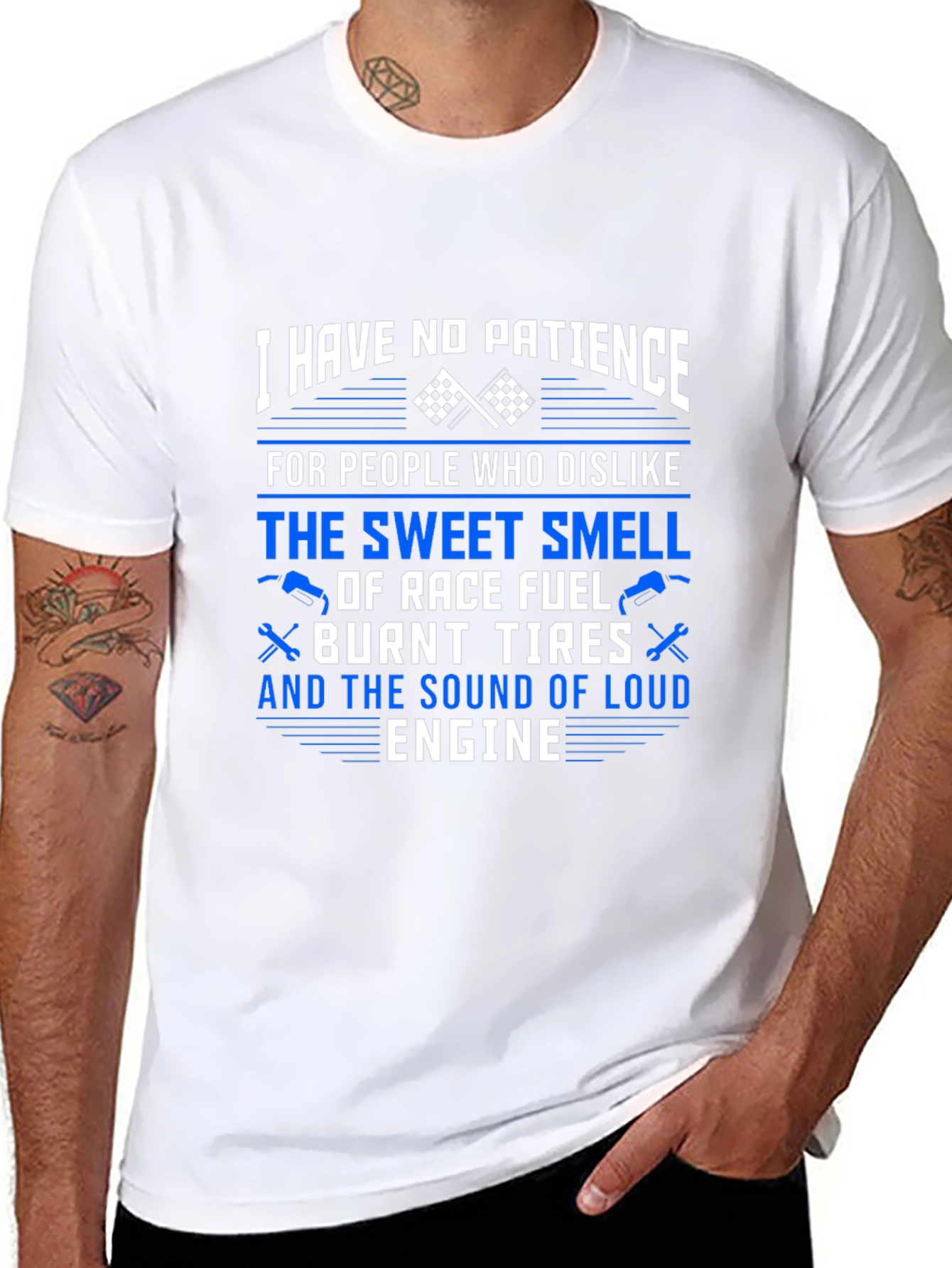 Race Fuel T-Shirt - Loud Engine Design