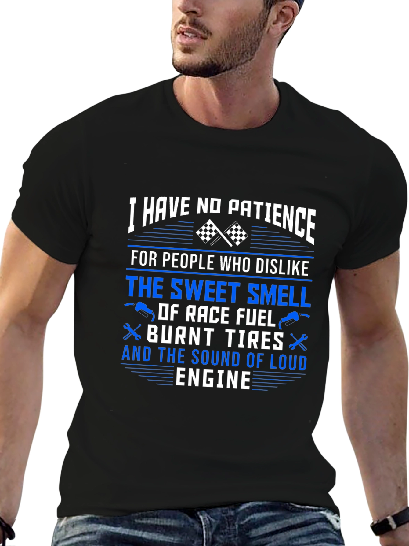 Race Fuel T-Shirt - Loud Engine Design