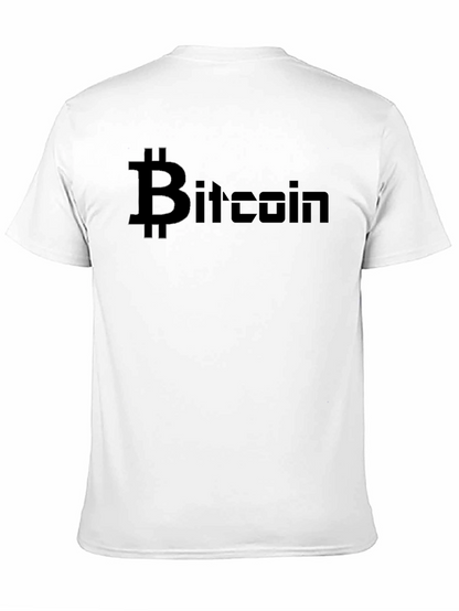 Bitcoin Black T-Shirt Crypto Currency Tee