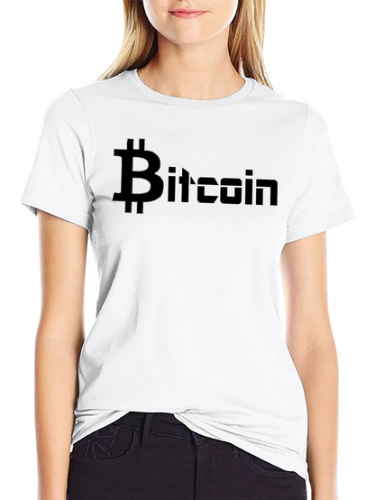 Bitcoin Black T-Shirt Crypto Currency Tee