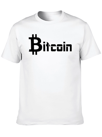 Bitcoin Black T-Shirt Crypto Currency Tee