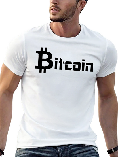 Bitcoin Black T-Shirt Crypto Currency Tee