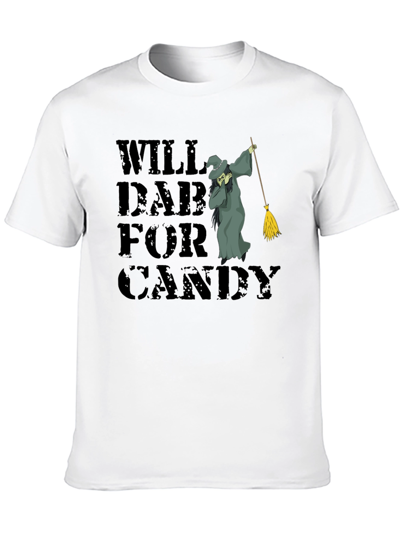 Will Dab For Candy T-Shirt Halloween Witch Tee