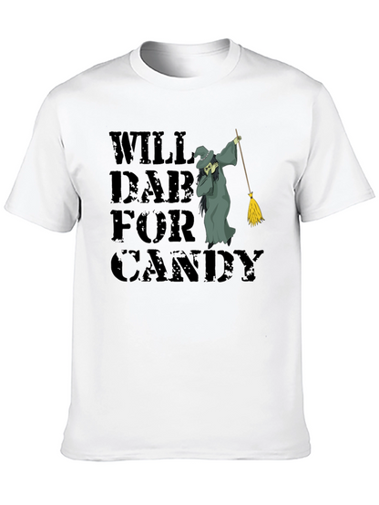 Will Dab For Candy T-Shirt Halloween Witch Tee