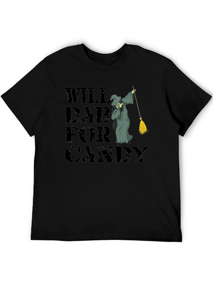 Will Dab For Candy T-Shirt Halloween Witch Tee