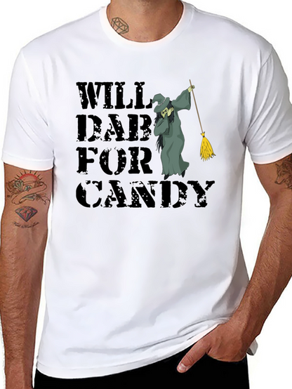 Will Dab For Candy T-Shirt Halloween Witch Tee