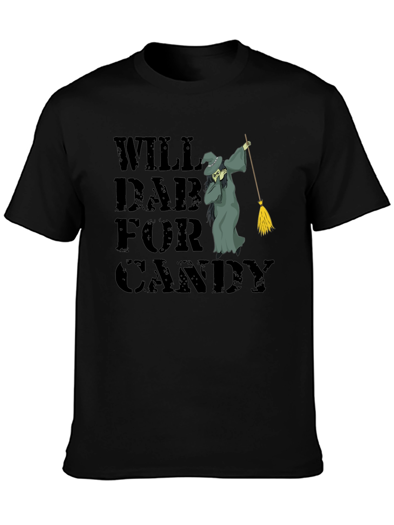 Will Dab For Candy T-Shirt Halloween Witch Tee