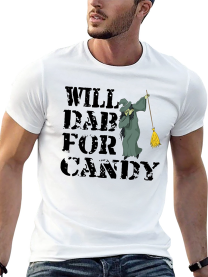 Will Dab For Candy T-Shirt Halloween Witch Tee