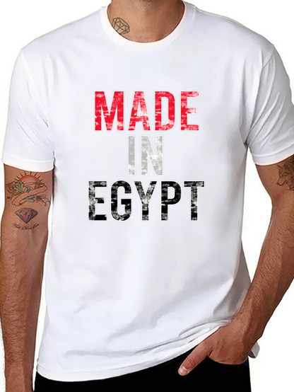 Made in Egypt Flag T-Shirt
