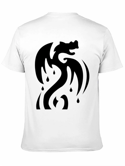 Black Dragon Graphic T-Shirt - Modern Style