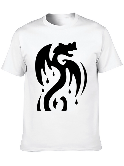 Black Dragon Graphic T-Shirt - Modern Style