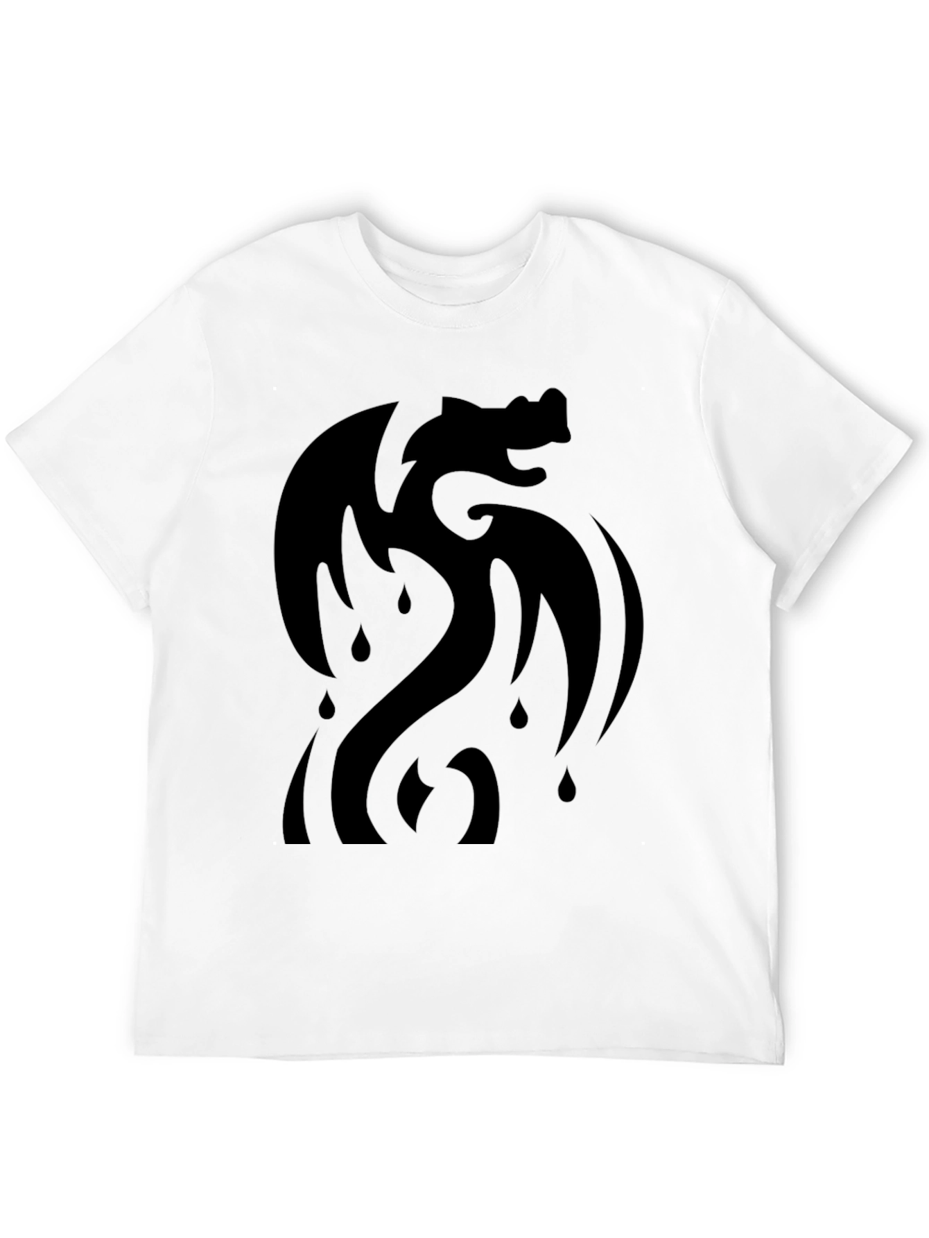 Black Dragon Graphic T-Shirt - Modern Style