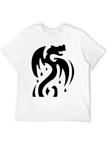 Black Dragon Graphic T-Shirt - Modern Style