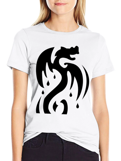 Black Dragon Graphic T-Shirt - Modern Style