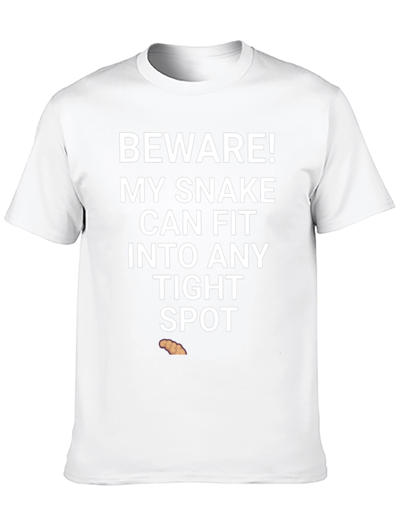 Beware My Snake T-Shirt Funny Novelty